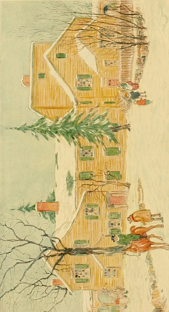 An illustration from Famous colonial houses, 1921, leaf 165