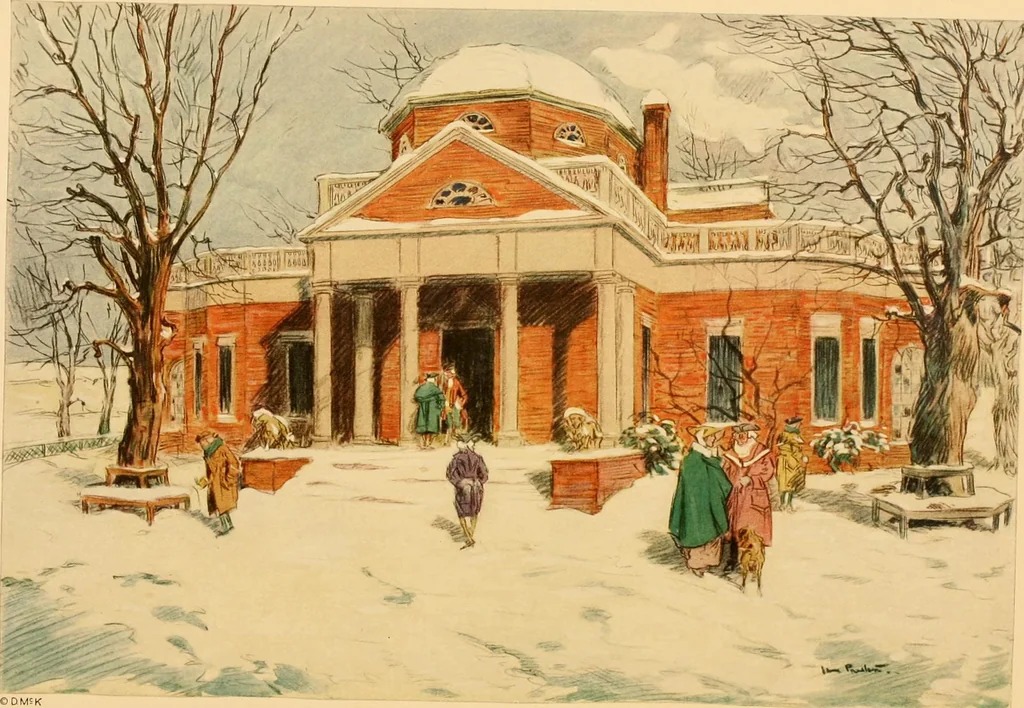 An illustration from Famous colonial houses, 1921, leaf 4