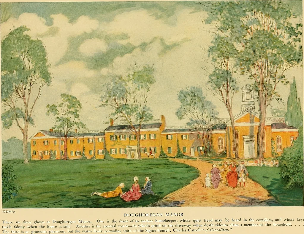An illustration from Famous colonial houses, 1921, leaf 47