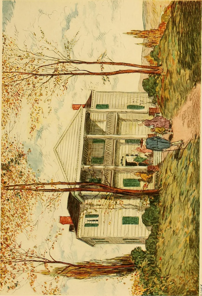 An illustration from Famous colonial houses, 1921, leaf 61