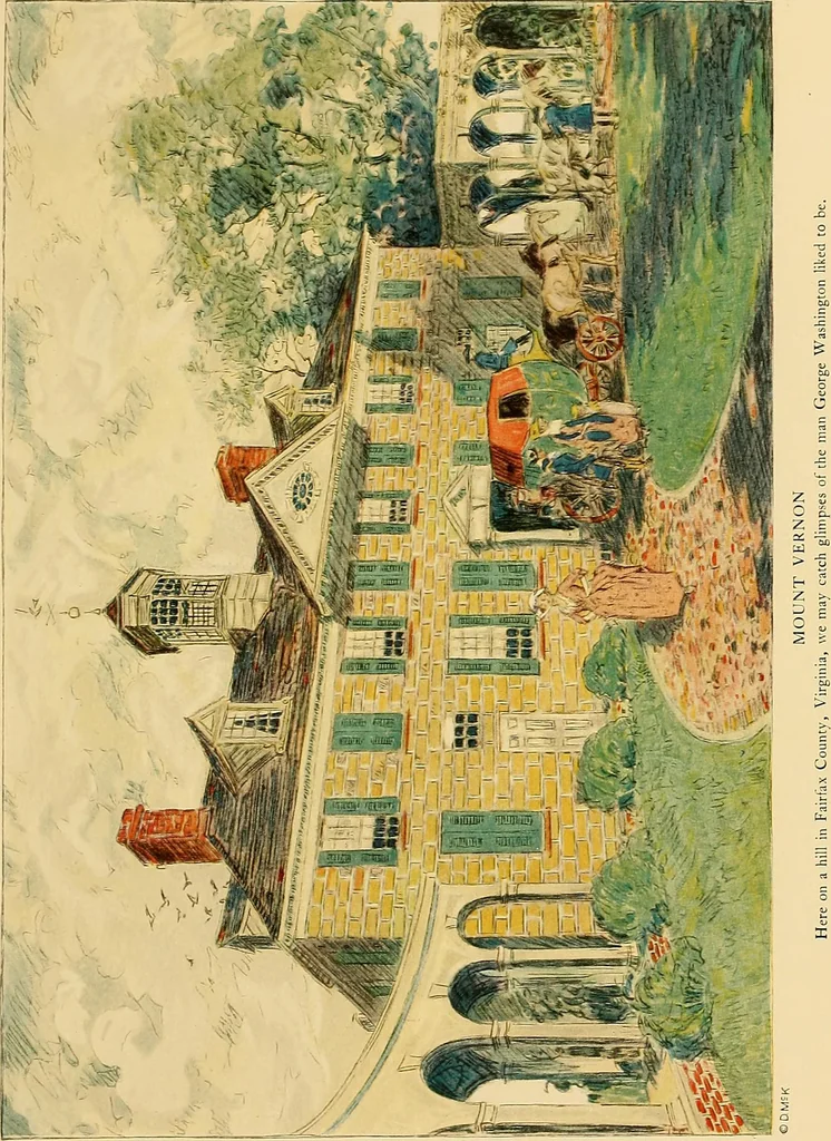 An illustration from Famous colonial houses, 1921, leaf 77