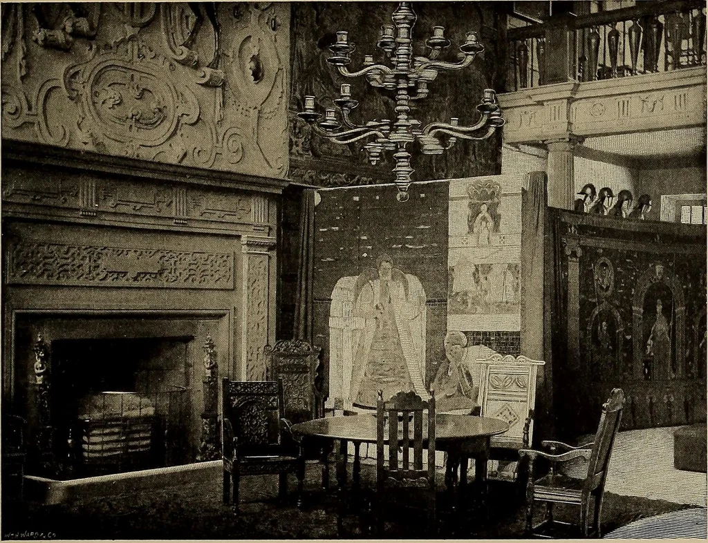 An illustration from Famous homes of Great Britain and their stories, 1900, leaf 108