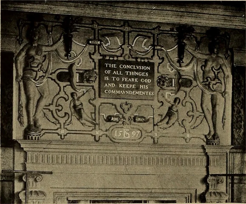 An illustration from Famous homes of Great Britain and their stories, 1900, leaf 111