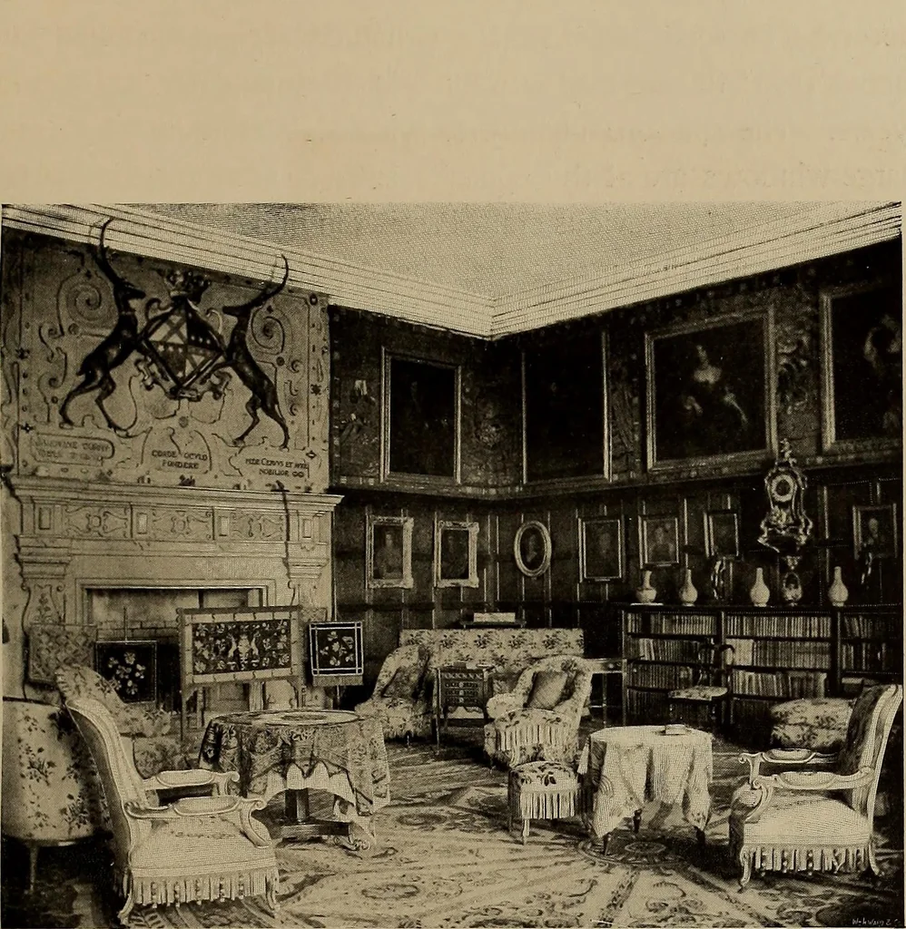 An illustration from Famous homes of Great Britain and their stories, 1900, leaf 112