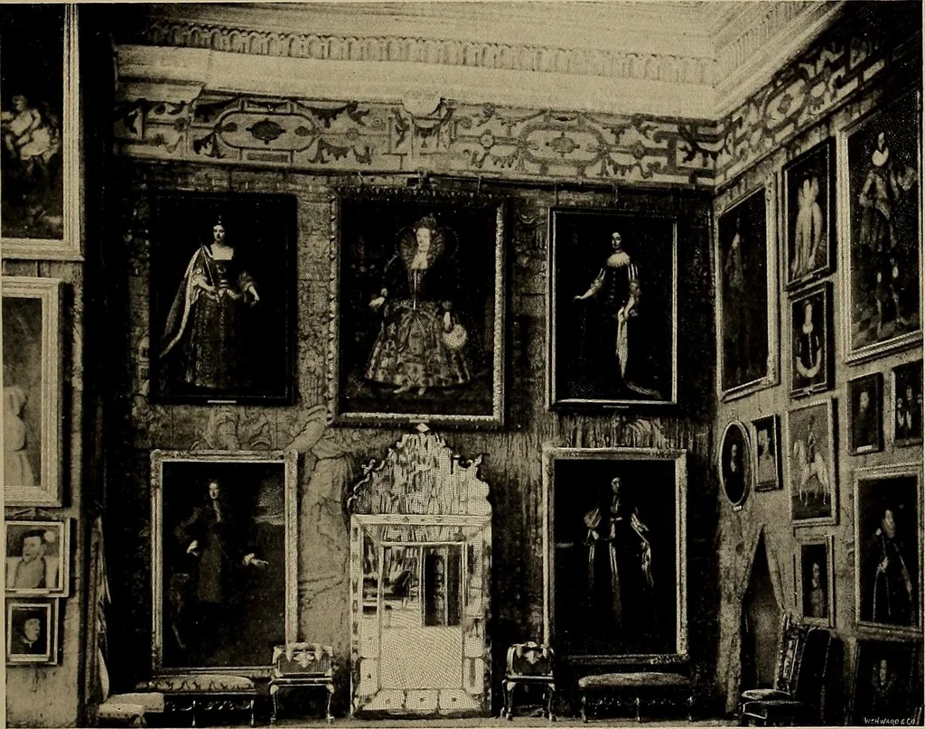 An illustration from Famous homes of Great Britain and their stories, 1900, leaf 124
