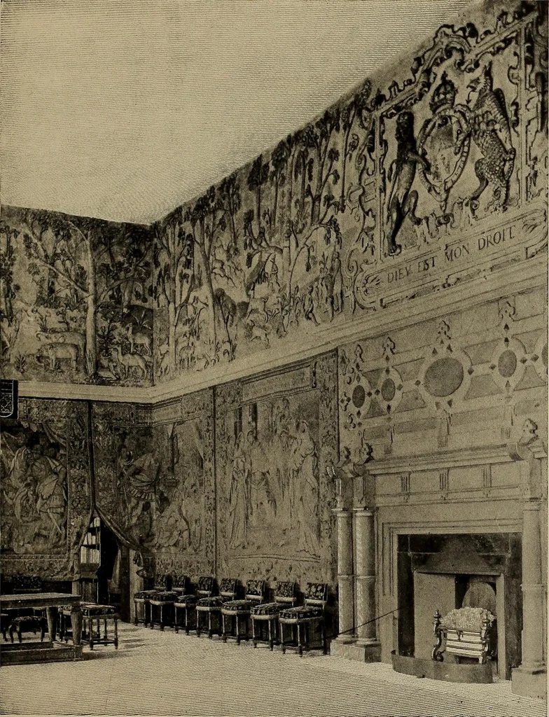 An illustration from Famous homes of Great Britain and their stories, 1900, leaf 128