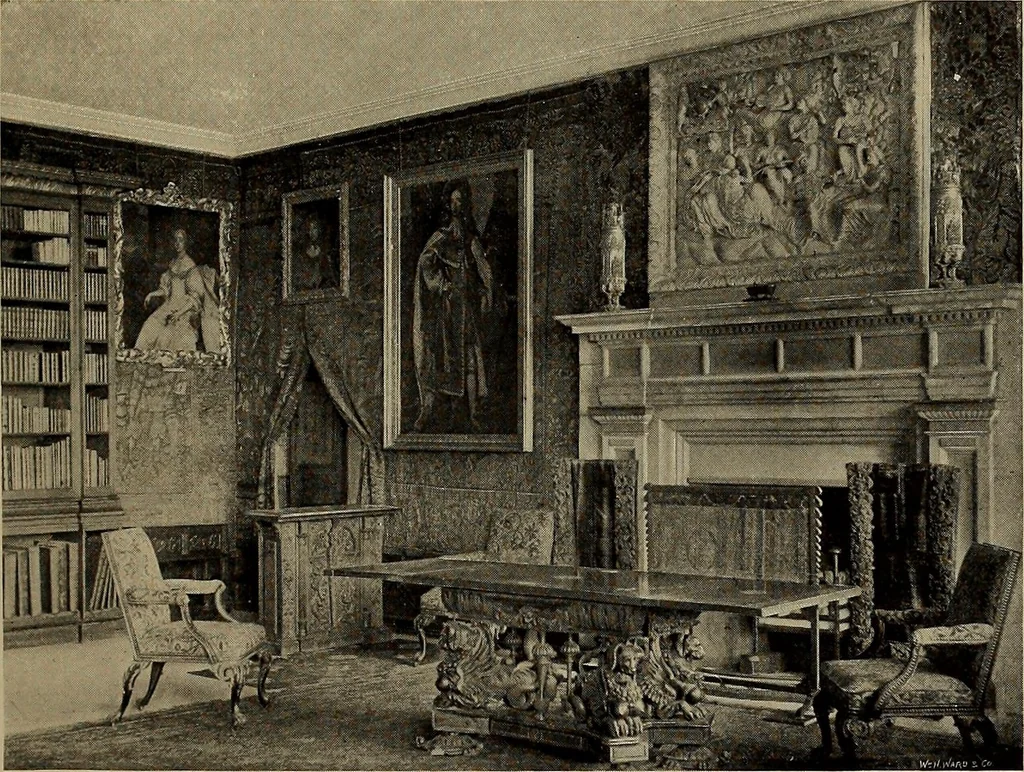 An illustration from Famous homes of Great Britain and their stories, 1900, leaf 132