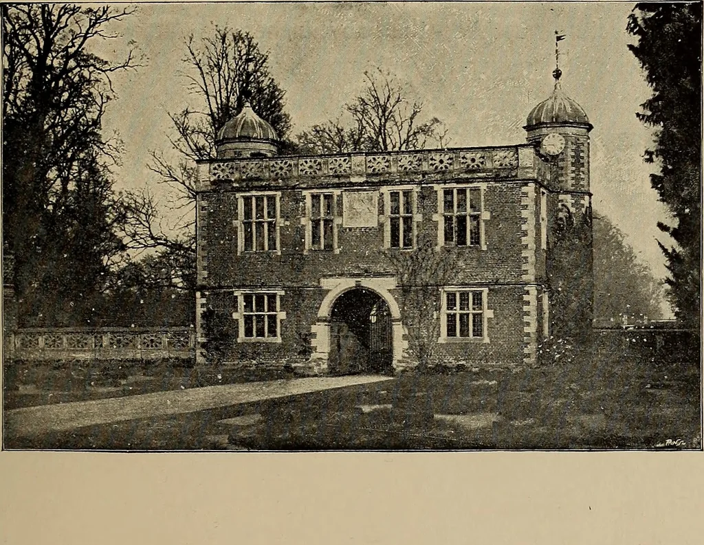 An illustration from Famous homes of Great Britain and their stories, 1900, leaf 146