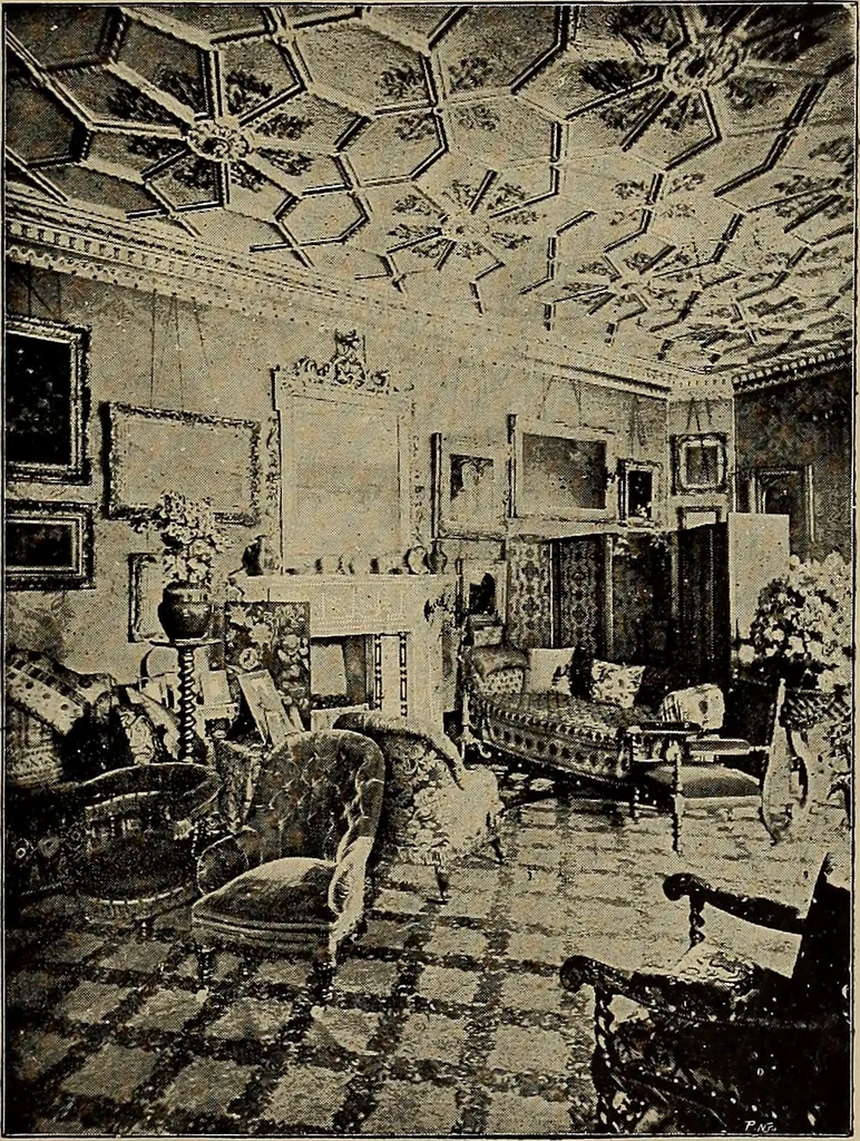 An illustration from Famous homes of Great Britain and their stories, 1900, leaf 152