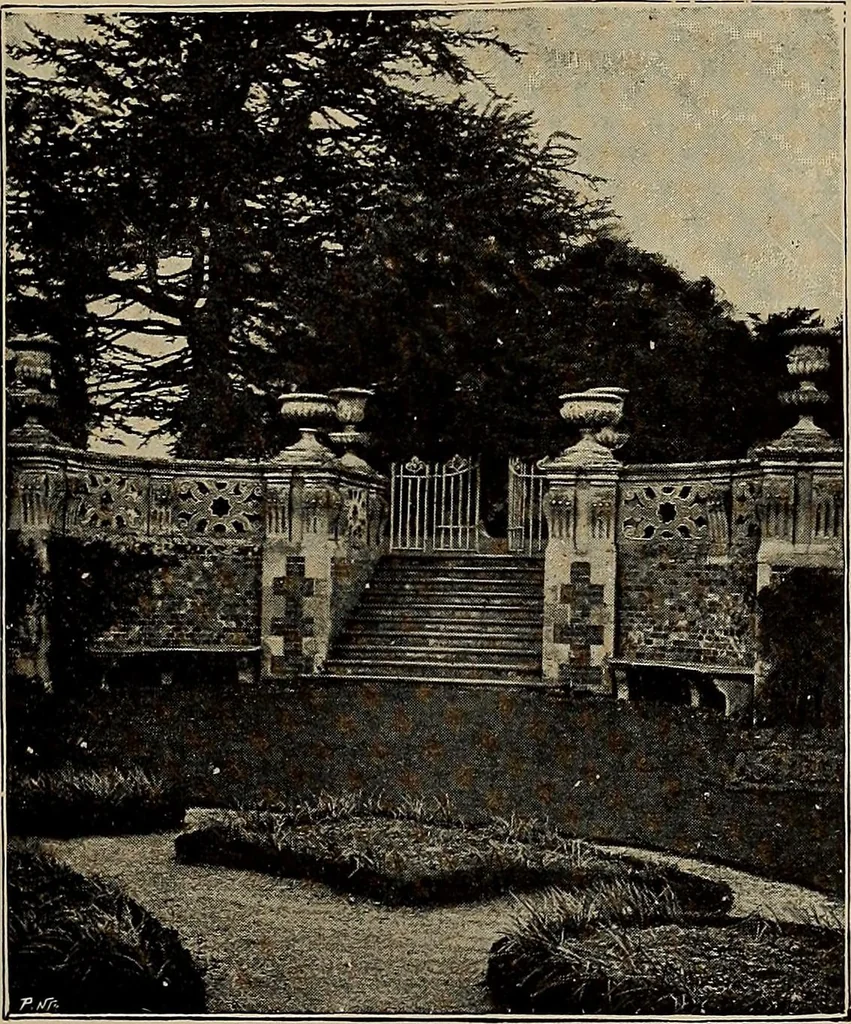 An illustration from Famous homes of Great Britain and their stories, 1900, leaf 156
