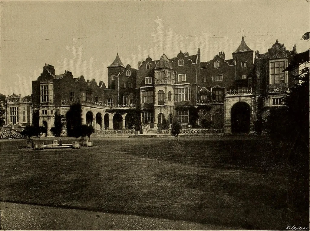 An illustration from Famous homes of Great Britain and their stories, 1900, leaf 168