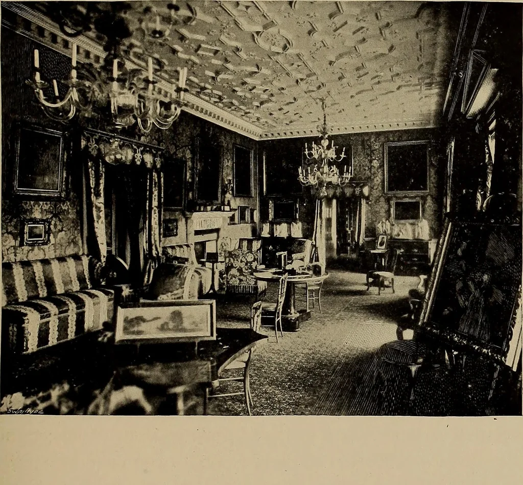 An illustration from Famous homes of Great Britain and their stories, 1900, leaf 176