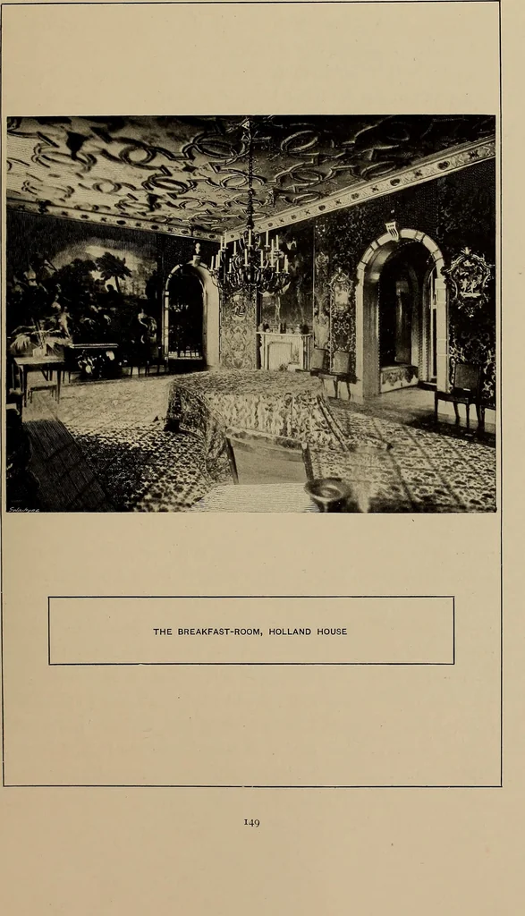 An illustration from Famous homes of Great Britain and their stories, 1900, leaf 178