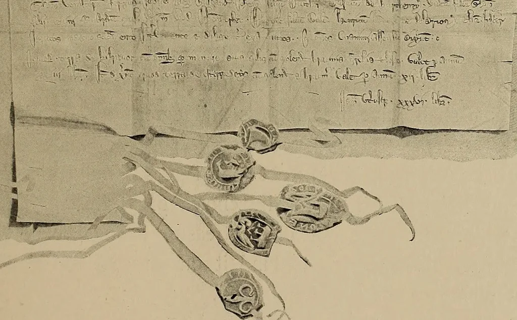 An illustration from Famous homes of Great Britain and their stories, 1900, leaf 200