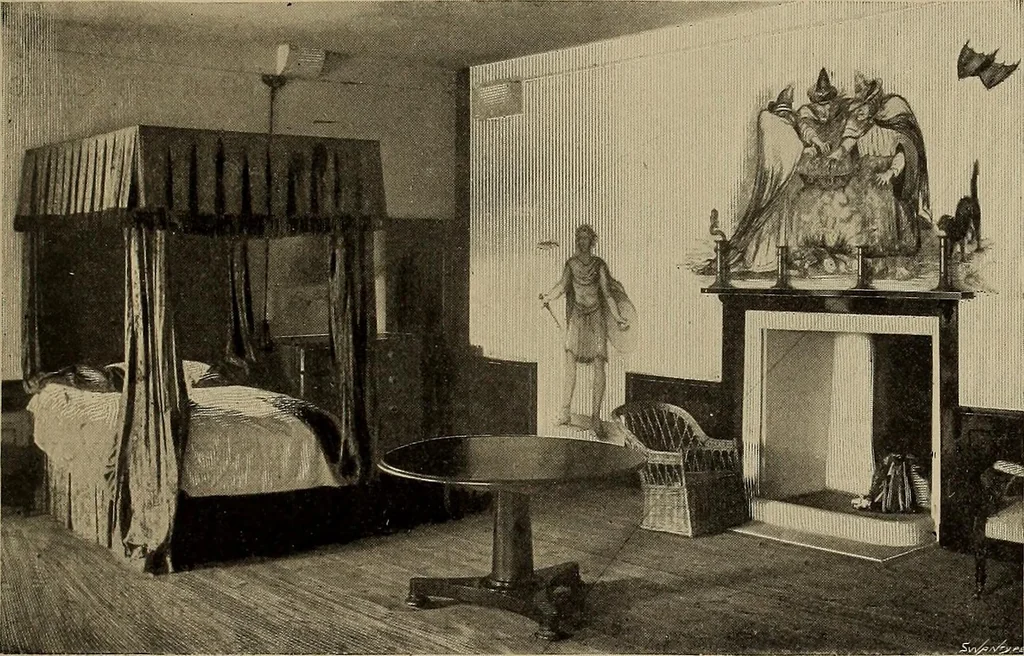 An illustration from Famous homes of Great Britain and their stories, 1900, leaf 206