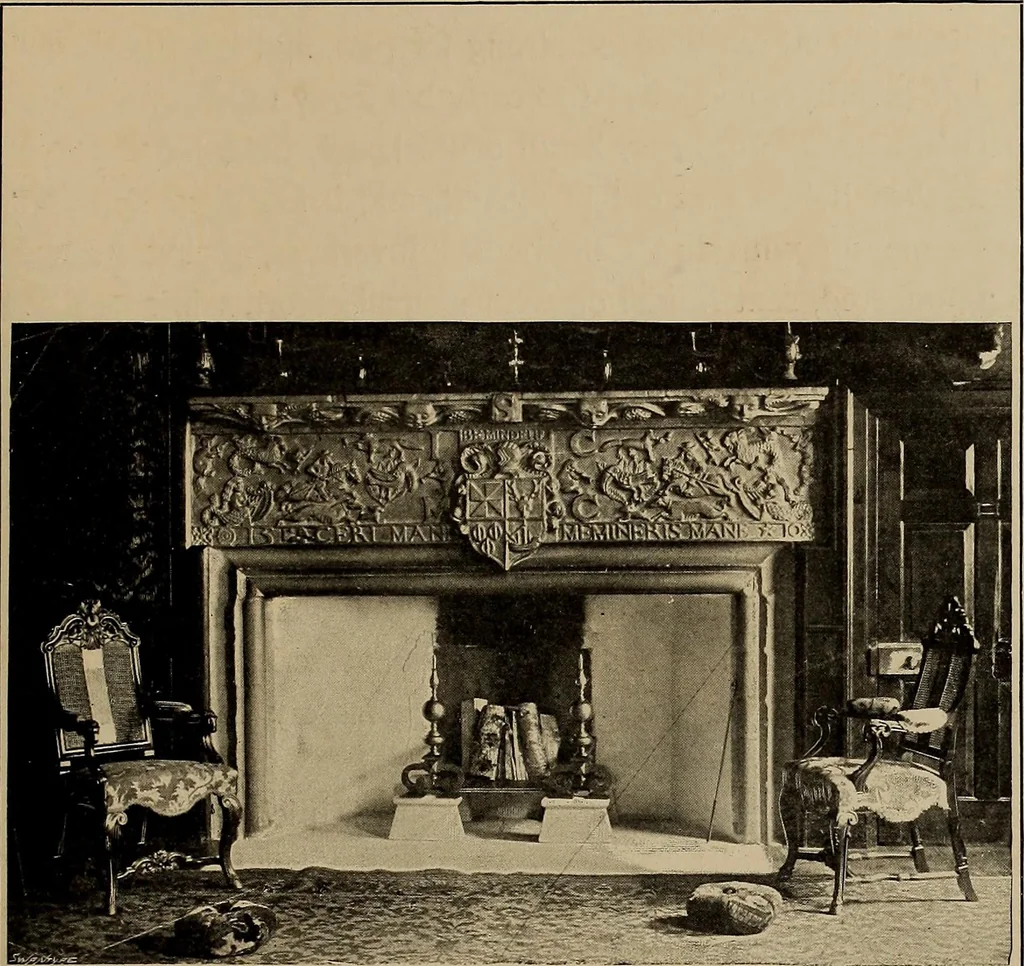 An illustration from Famous homes of Great Britain and their stories, 1900, leaf 208