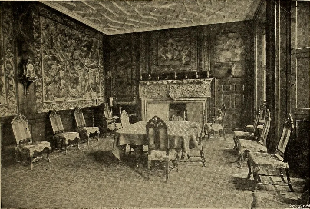 An illustration from Famous homes of Great Britain and their stories, 1900, leaf 210