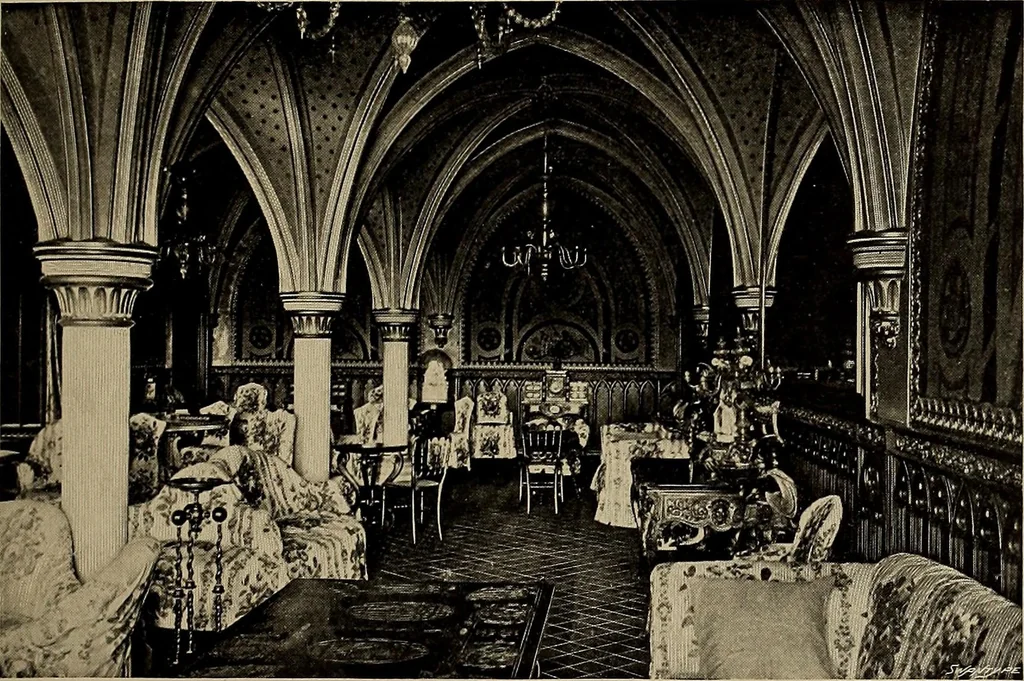 An illustration from Famous homes of Great Britain and their stories, 1900, leaf 246