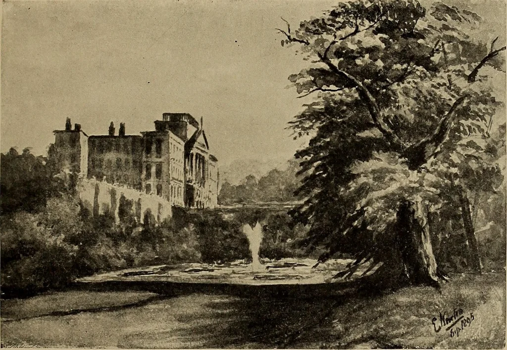 An illustration from Famous homes of Great Britain and their stories, 1900, leaf 296