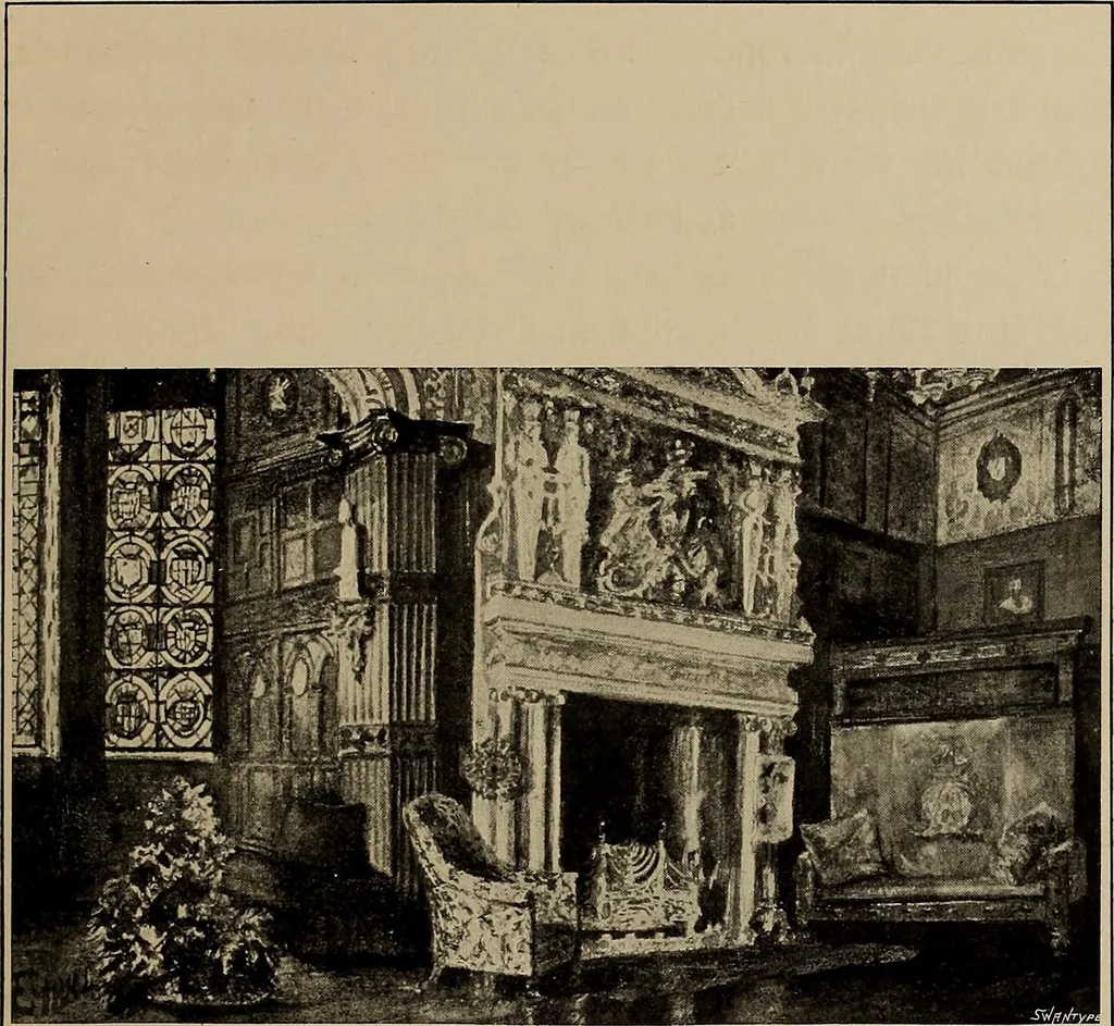 An illustration from Famous homes of Great Britain and their stories, 1900, leaf 302