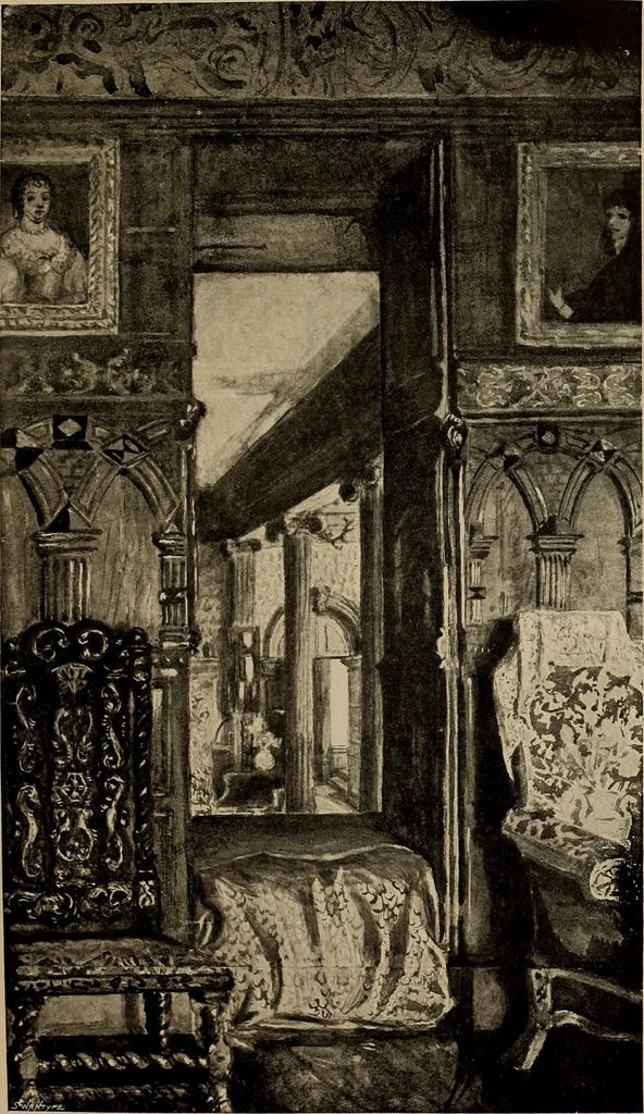 An illustration from Famous homes of Great Britain and their stories, 1900, leaf 304