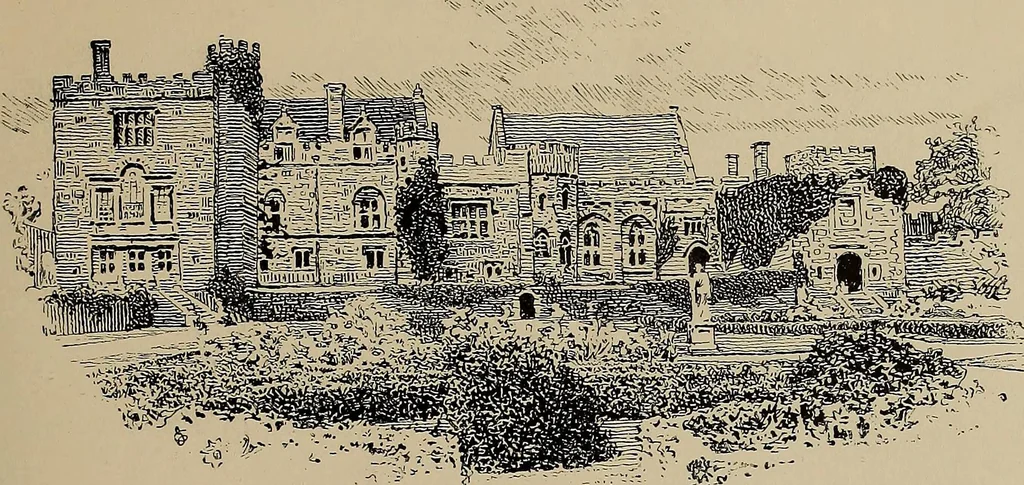 An illustration from Famous homes of Great Britain and their stories, 1900, leaf 324
