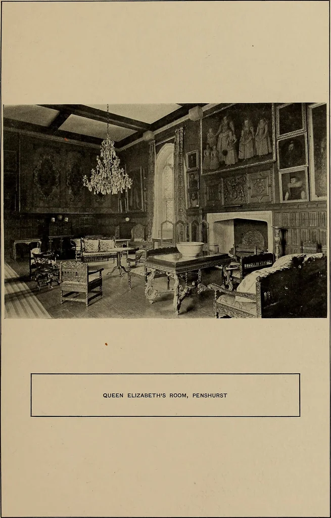 An illustration from Famous homes of Great Britain and their stories, 1900, leaf 328