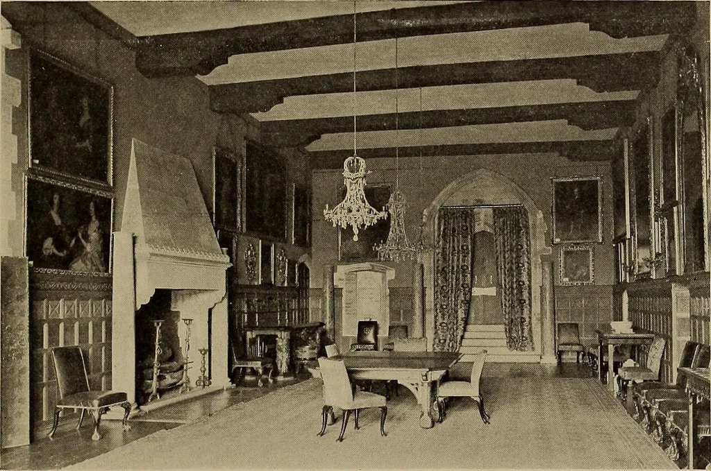 An illustration from Famous homes of Great Britain and their stories, 1900, leaf 340