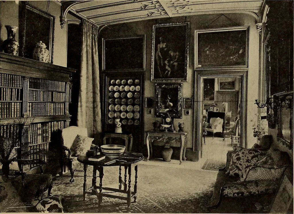An illustration from Famous homes of Great Britain and their stories, 1900, leaf 342