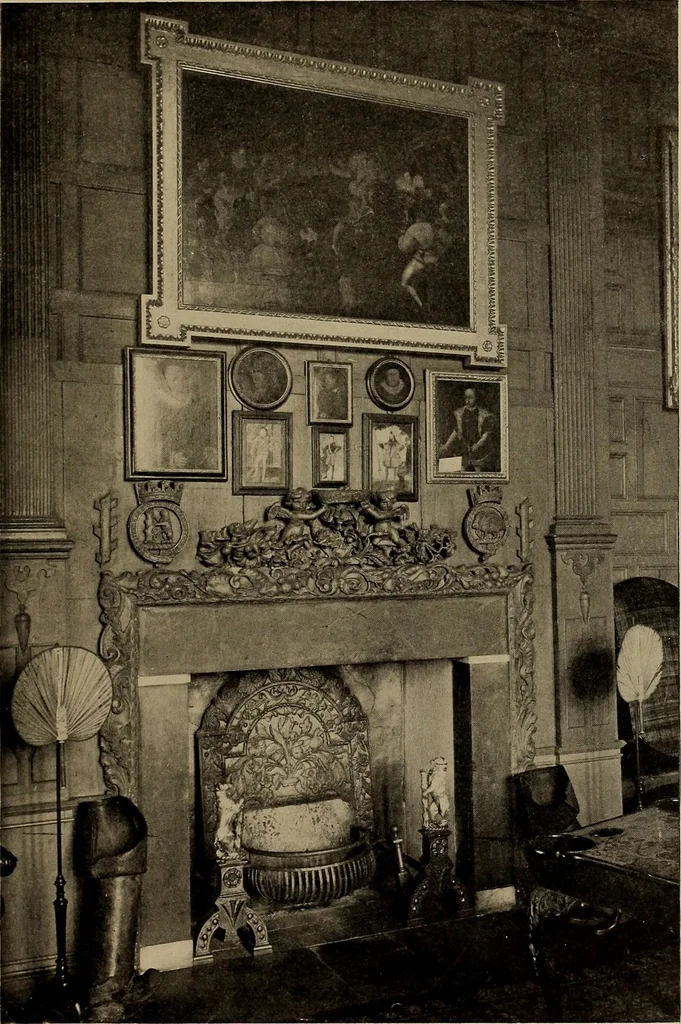 An illustration from Famous homes of Great Britain and their stories, 1900, leaf 346