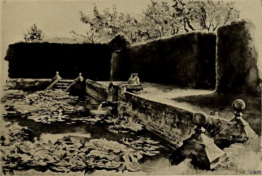 An illustration from Famous homes of Great Britain and their stories, 1900, leaf 350