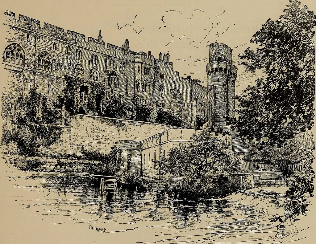 An illustration from Famous homes of Great Britain and their stories, 1900, leaf 356