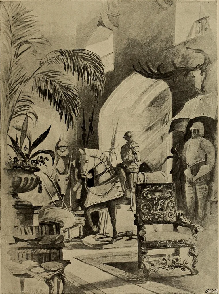 An illustration from Famous homes of Great Britain and their stories, 1900, leaf 364