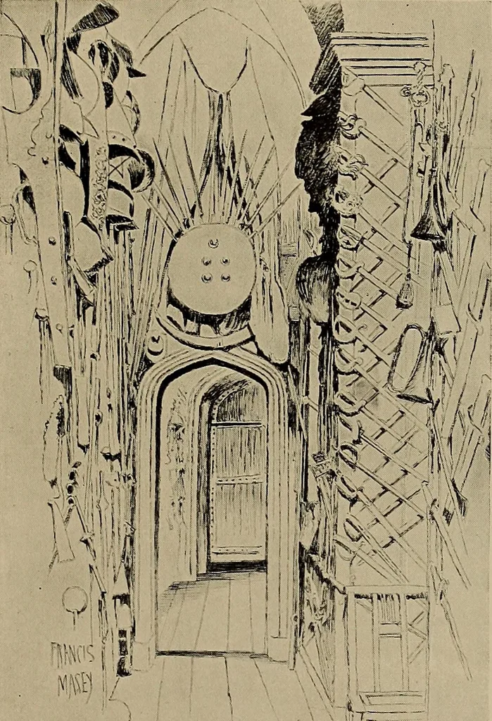 An illustration from Famous homes of Great Britain and their stories, 1900, leaf 380
