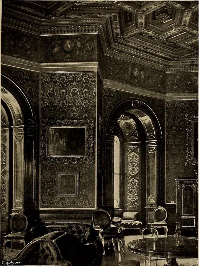 An illustration from Famous homes of Great Britain and their stories, 1900, leaf 408