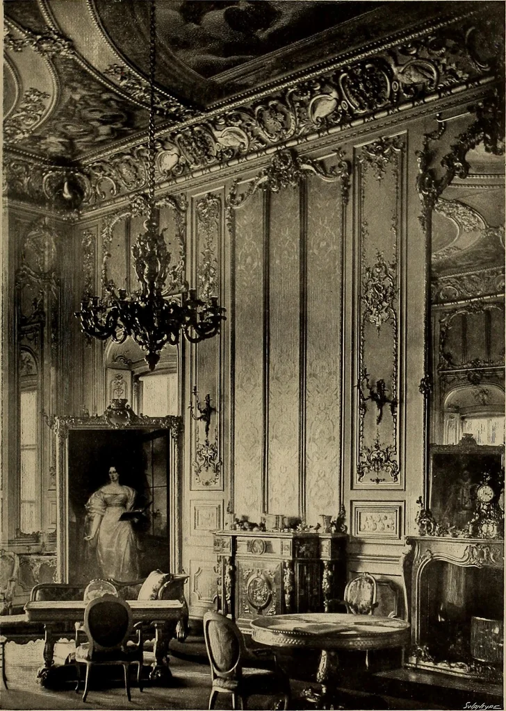 An illustration from Famous homes of Great Britain and their stories, 1900, leaf 42