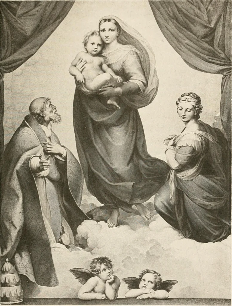 An illustration from Famous painters and paintings, 1876, leaf 120