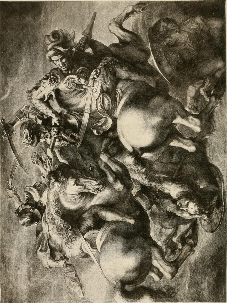 An illustration from Famous painters and paintings, 1876, leaf 9
