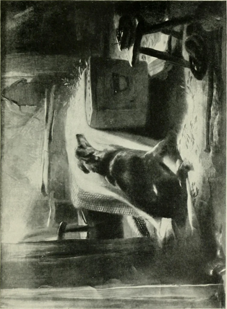 An illustration from Famous paintings as seen and described by famous writers / edited and translated by Esther Singleton, 1909, leaf 180
