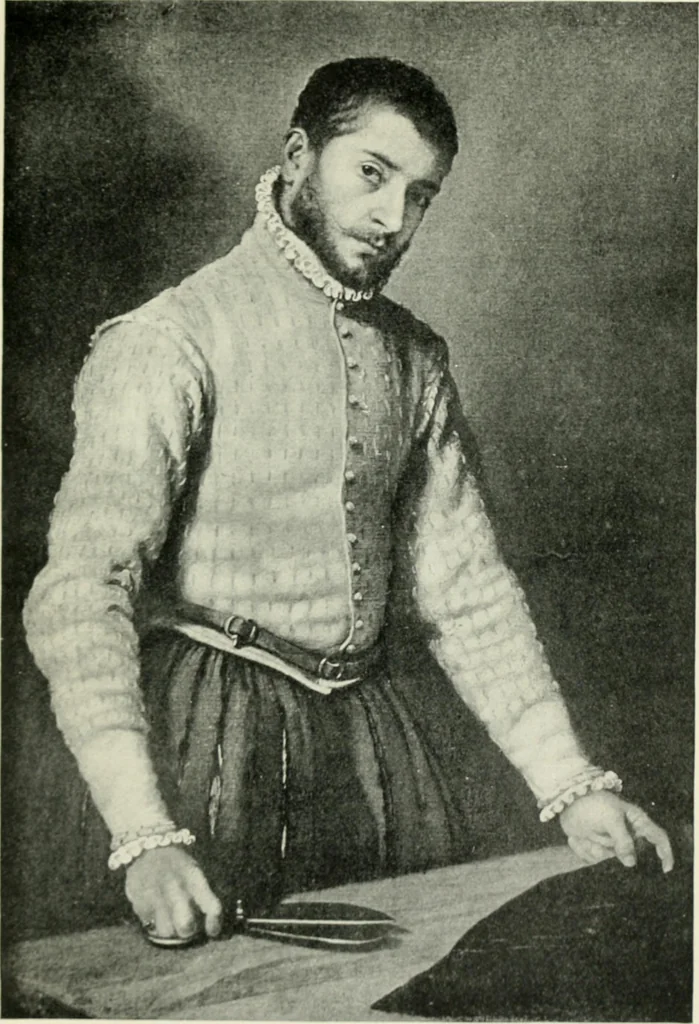 An illustration from Famous paintings as seen and described by famous writers / edited and translated by Esther Singleton, 1909, leaf 246