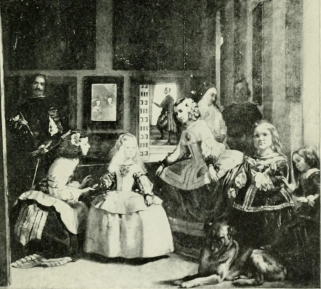 An illustration from Famous paintings as seen and described by famous writers / edited and translated by Esther Singleton, 1909, leaf 352