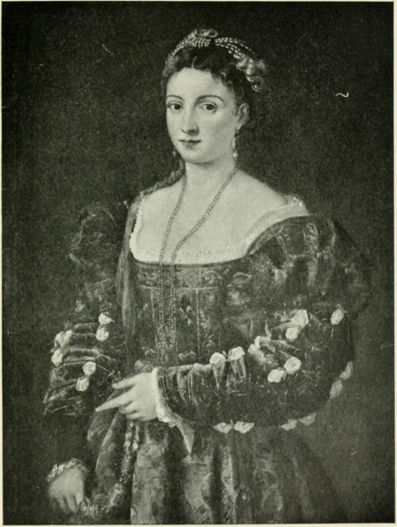 An illustration from Famous paintings as seen and described by famous writers / edited and translated by Esther Singleton, 1909, leaf 382