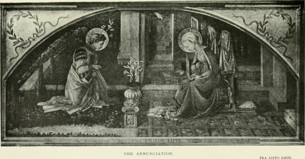 An illustration from Famous paintings as seen and described by famous writers / edited and translated by Esther Singleton, 1909, leaf 422