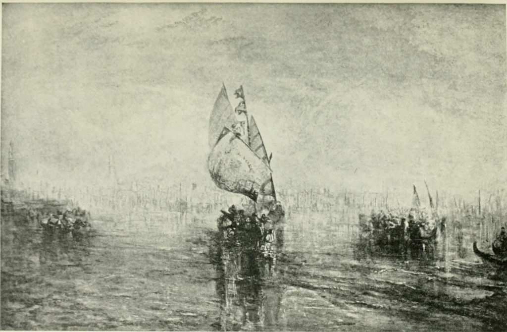 An illustration from Famous paintings as seen and described by famous writers / edited and translated by Esther Singleton, 1909, leaf 76