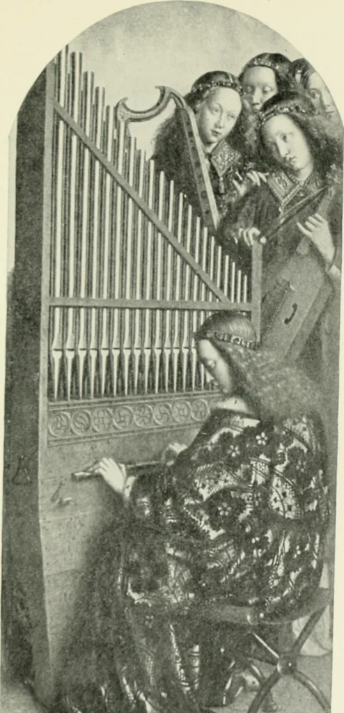 An illustration from Famous paintings as seen and described by famous writers / edited and translated by Esther Singleton, 1909, leaf 90