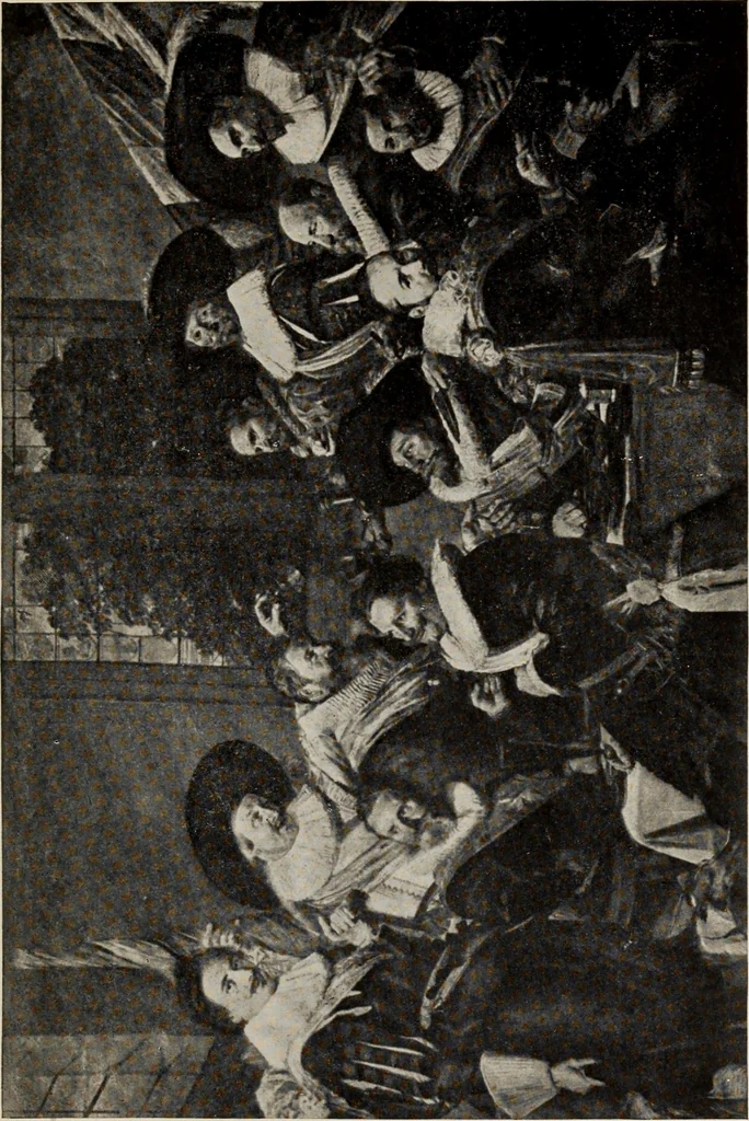 An illustration from Famous paintings as seen and described by famous writers, 1907, leaf 120