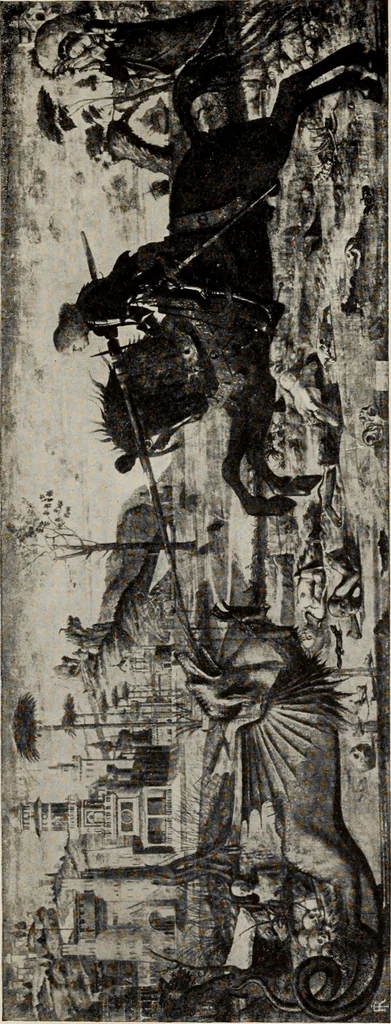 An illustration from Famous paintings as seen and described by famous writers, 1907, leaf 218