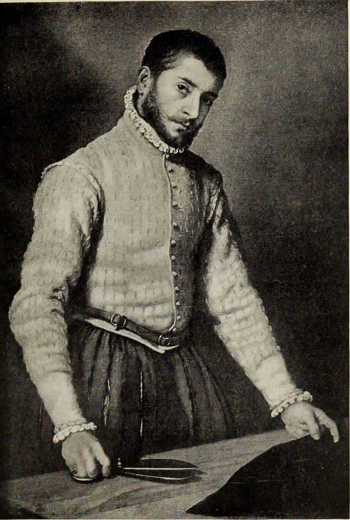 An illustration from Famous paintings as seen and described by famous writers, 1907, leaf 244