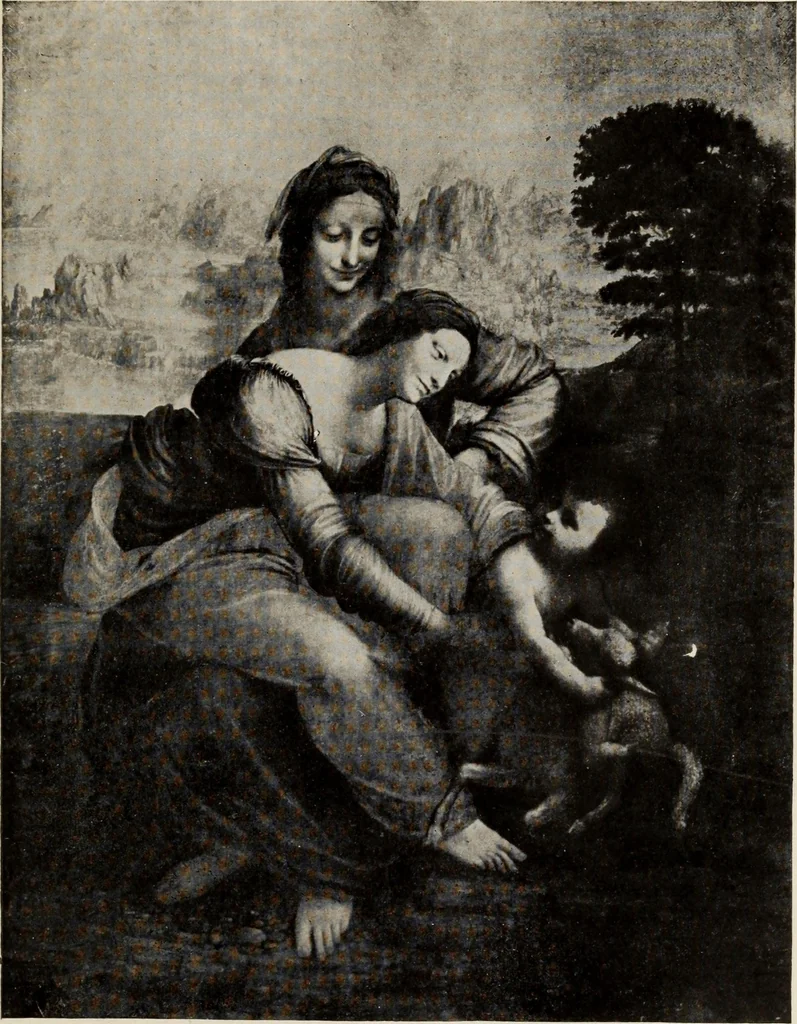 An illustration from Famous paintings as seen and described by famous writers, 1907, leaf 298