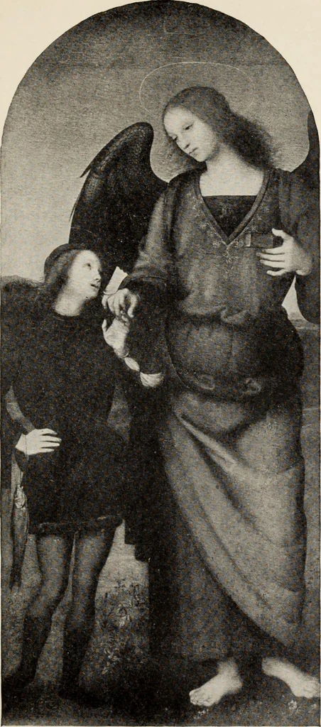 An illustration from Famous paintings as seen and described by famous writers, 1907, leaf 306